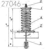 Блоки пружин опорные 4080 кгс 53,6 кг ОСТ 34 296-75