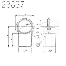 Опора скользящая диэлектрическая Т.16.20 426 мм