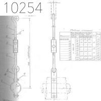Крепление одной трубы на подвеске DN 76 Pmax 116 100°C 0312.18.00.000-01 СБ