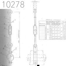 Крепление одной трубы на подвеске DN 108 Pmax 250 200°C 0312.18.00.000-03 СБ