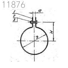 Хомут 1Х-03 140 мм