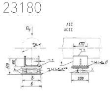 Опора корпусная хомутовая тип 108-КХ-А22 ОСТ 36-146-88