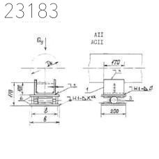 Опора корпусная хомутовая тип 426-КХ-А11 ОСТ 36-146-88