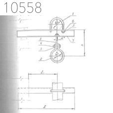 Крепление двух трубопроводов к стене 25 мм 0312.36.00.000-01 СБ