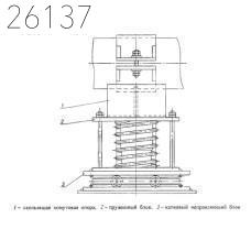 Опора катковая пружинная трубопроводов ТЭС и АЭС 194 мм ОСТ 24.125.165-01 хром.