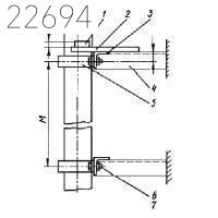 Опора для вертикальных трубопроводов ОВ 180 мм