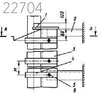 Опора с сопровождением для вертикальных трубопроводов ОВС 63 мм