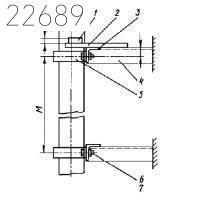 Опора для вертикальных трубопроводов ОВ 315 мм