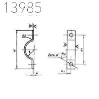 Опора А14Б 361.000-15 СБ 125х50 мм