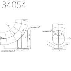 Опора сварных отводов 108х120 мм ТС-631.000