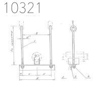 Подвеска одной трубы с изоляцией 32 мм 0312.20.00.000 СБ
