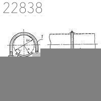 Опора подвижная ОПБ2 133 мм ОСТ 36-94-83
