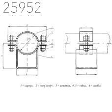 Опора скользящая трубопроводов ТЭС и АЭС 245 мм ОСТ 24.125.154-01 углер.