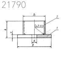 Стаканы для установки пружин подвесок МН 3964-62 142х34 мм