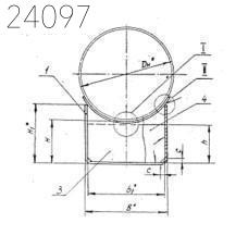 Опора скользящая Т.15.28 720 мм