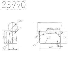 Опора скользящая Т13.03 32 мм